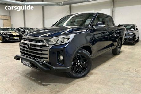 Blue 2022 Ssangyong Musso XLV Crew Cab Pickup Ultimate