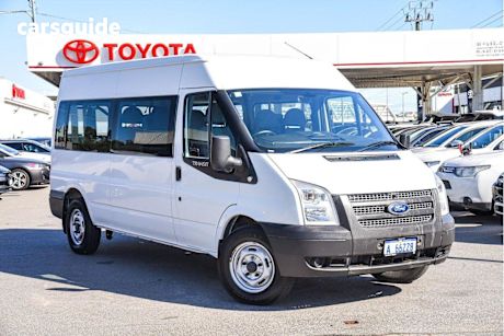 White 2012 Ford Transit Bus 12 Seat