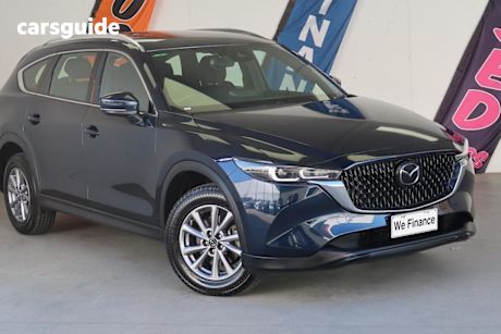 Blue 2023 Mazda CX-8 Wagon G25 Sport (fwd)