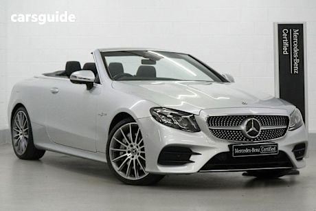 Silver 2018 Mercedes-Benz E-CLASS Sedan E400 4WD