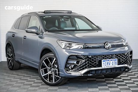 Grey 2025 Volkswagen Tiguan Wagon 195TSI R-Line