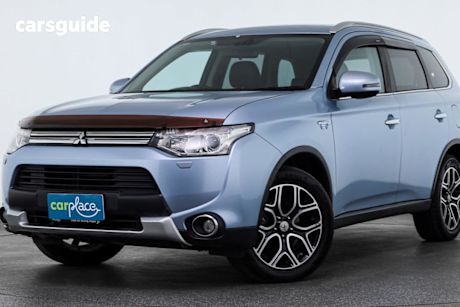 Silver 2014 Mitsubishi Outlander Wagon Aspire Phev Hybrid