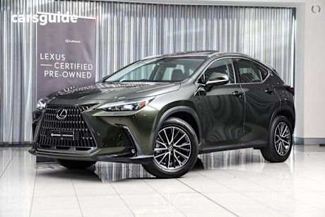 Green 2024 Lexus NX350H Wagon Luxury Hybrid AWD