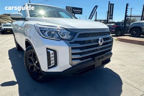 White 2024 Ssangyong Musso XLV Crew Cab Pickup Ultimate