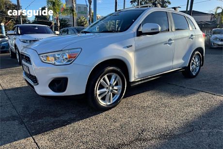 White 2013 Mitsubishi ASX Wagon (4WD)