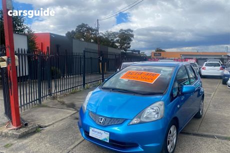 Blue 2009 Honda Jazz Hatchback VTI