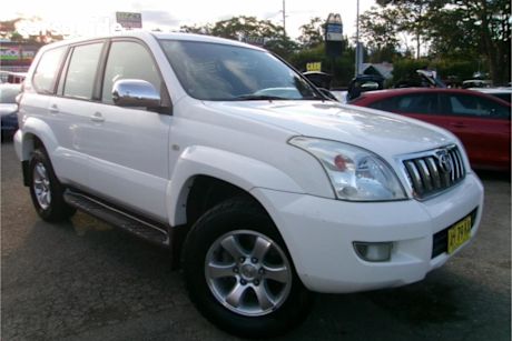 White 2005 Toyota Landcruiser Prado Wagon GXL (4X4)