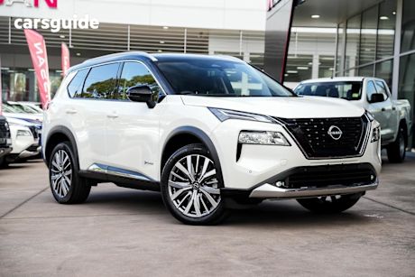 White 2025 Nissan X-Trail Wagon TI-L (4WD) E-Power (hybrid)