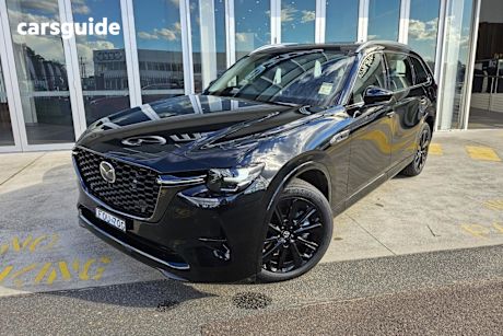 Black 2025 Mazda CX-80 Wagon D50E GT