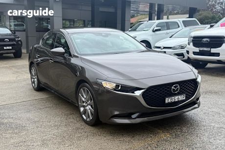 Grey 2019 Mazda Mazda3 Sedan