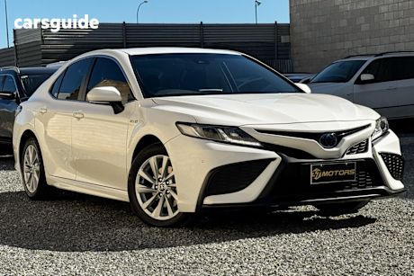 White 2022 Toyota Camry Sedan Ascent Sport Hybrid
