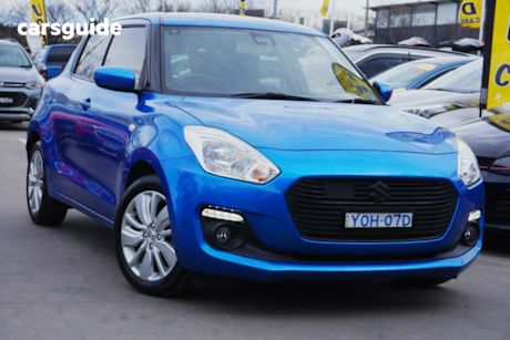 Blue 2020 Suzuki Swift Hatchback GL Navi AEB