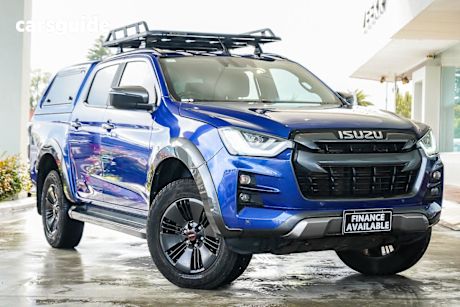 Blue 2021 Isuzu D-MAX Crew Cab Utility X-Terrain (4X4)