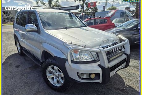 Silver 2003 Toyota Landcruiser Prado Wagon GXL (4X4)