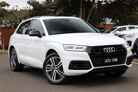 White 2018 Audi Q5 SUV 50 TDI SPORT 4WD