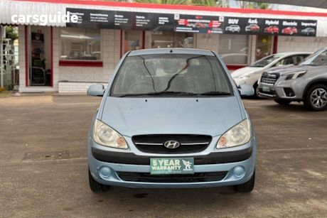 Blue 2010 Hyundai Getz Hatch