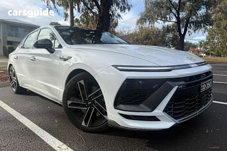 White 2024 Hyundai Sonata Sedan N Line