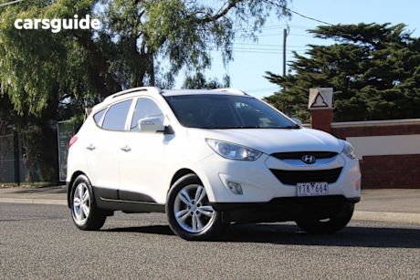 White 2011 Hyundai IX35 Wagon Elite (awd)