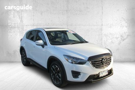 White 2015 Mazda CX-5 Wagon Akera (4X4)