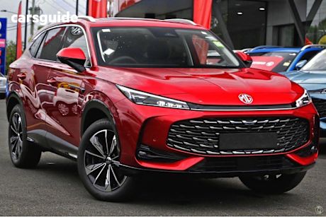 Red 2025 MG HS SUV ESSENCE F
