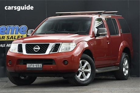 Red 2012 Nissan Pathfinder Wagon ST (4X4)