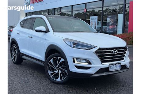 White 2020 Hyundai Tucson SUV HIGHLANDER 4X4