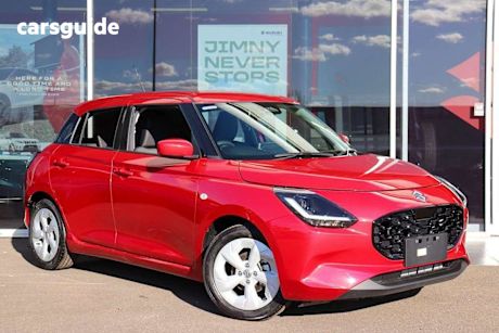 Red 2024 Suzuki Swift Hatch HYBRID PLUS F