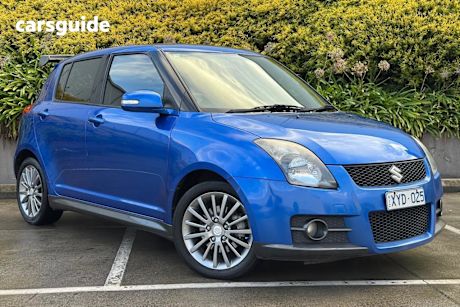 Blue 2010 Suzuki Swift Hatchback Sport