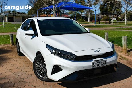 White 2021 Kia Cerato Sedan Sport+ Safety Pack