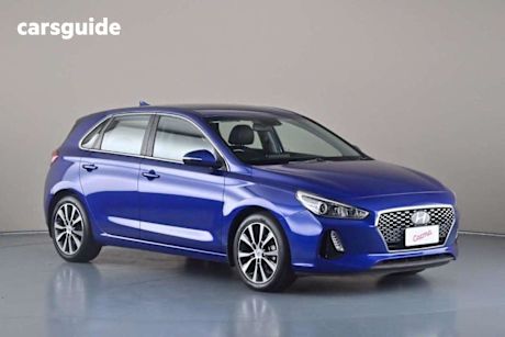 Blue 2020 Hyundai I30 Hatchback Elite