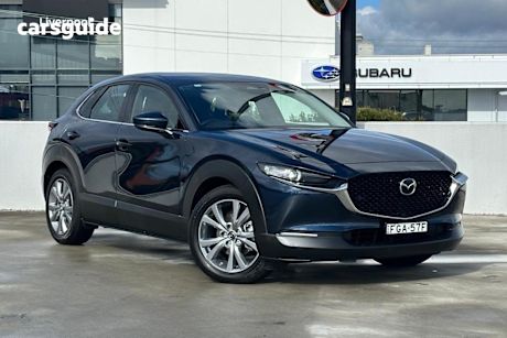 Blue 2023 Mazda CX-30 Wagon G25 Touring (fwd)