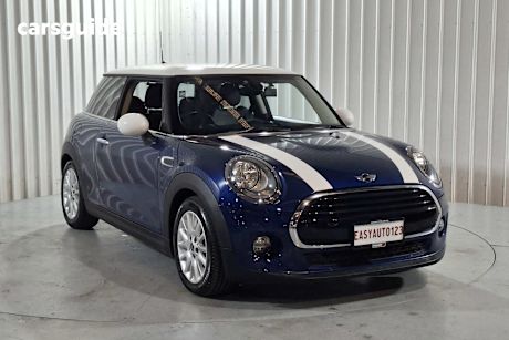 Blue 2016 Mini Cooper Hatchback