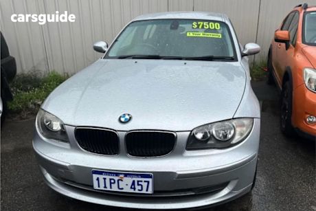 Silver 2009 BMW 120I Hatchback