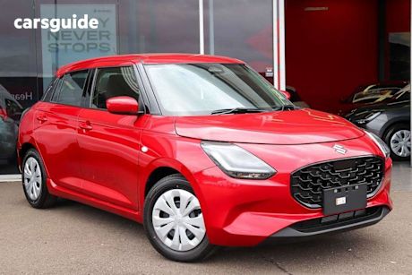 Red 2024 Suzuki Swift Hatch HYBRID F