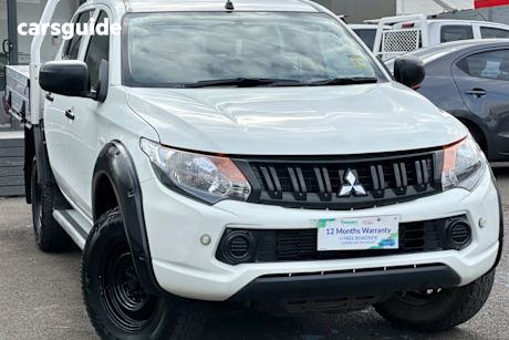 White 2018 Mitsubishi Triton Dual Cab Utility Glx