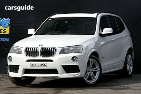 White 2013 BMW X3 Wagon Xdrive 20I