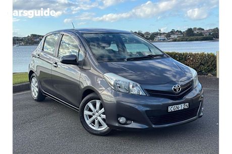 Grey 2012 Toyota Yaris Hatch YRX F