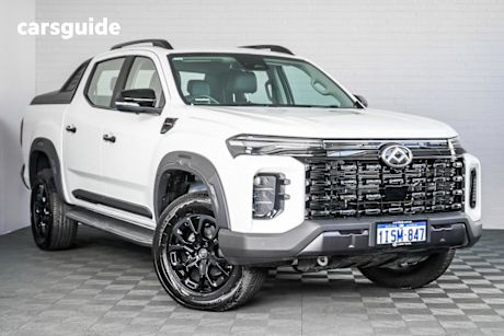 White 2024 LDV T60 Double Cab Utility MAX Mega TUB (4X4)