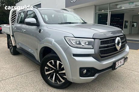 Silver 2025 GWM Cannon Dual Cab Chassis LUX (4X4)