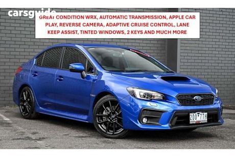 Blue 2020 Subaru WRX Sedan 4WD