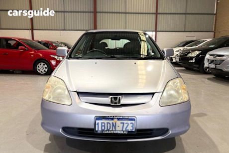 Blue 2002 Honda Civic Hatch Vi 7TH GEN