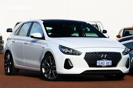 White 2017 Hyundai I30 Hatchback SR Premium