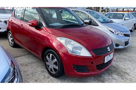 Red 2014 Suzuki Swift Hatch GL F