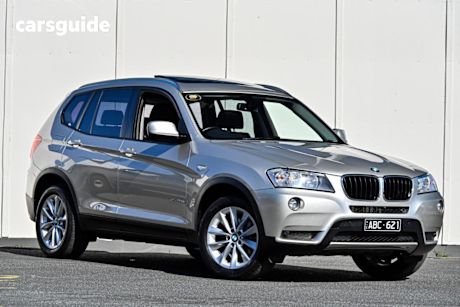Silver 2013 BMW X3 Wagon Xdrive 20D