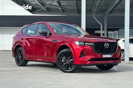 Red 2025 Mazda CX-60 Wagon D50E GT Hybrid