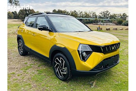 Yellow 2025 Mahindra XUV 3XO Wagon AX7L