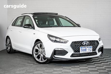 White 2021 Hyundai I30 Hatchback N Line