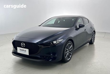 Blue 2022 Mazda 3 Hatchback G20 Evolve
