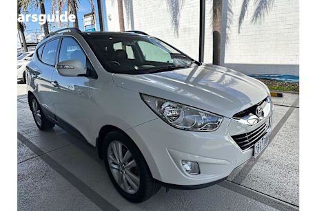 White 2012 Hyundai IX35 Wagon Highlander (awd)