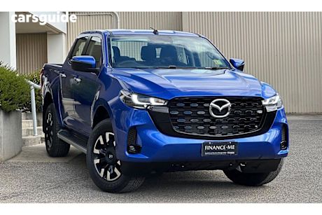 Blue 2025 Mazda BT-50 Ute Tray XTR 4X4
